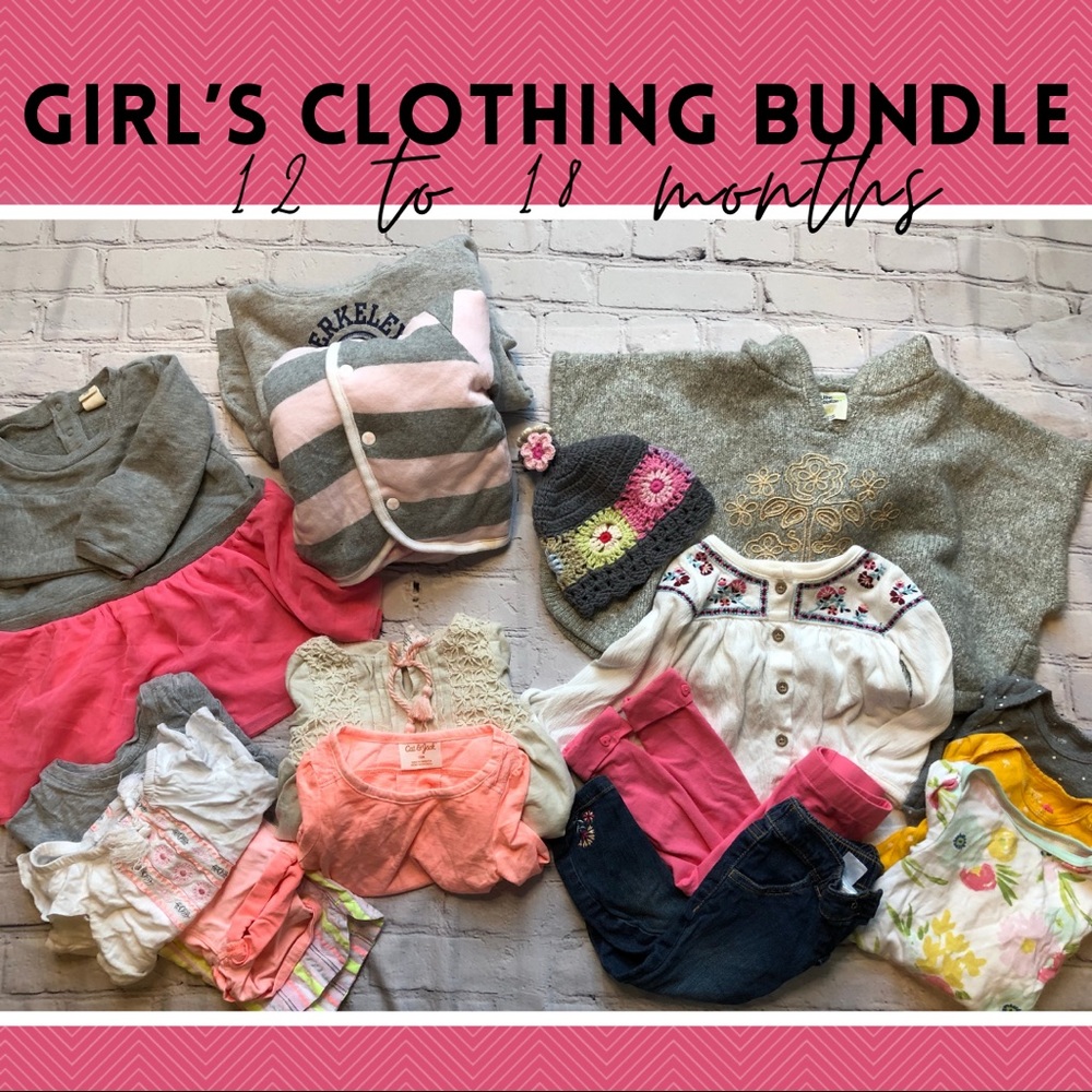 Girls clothing bundle - size 12 months